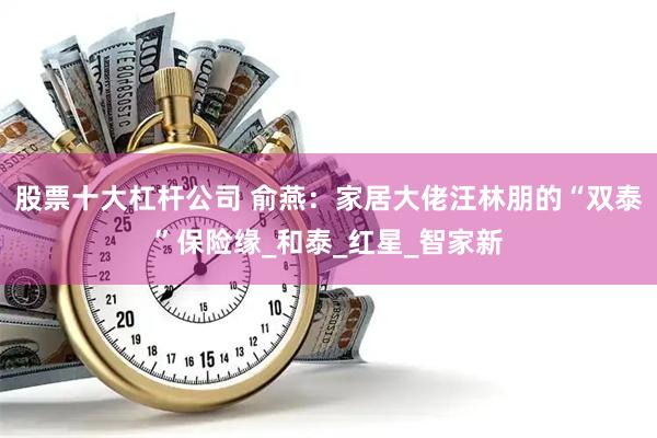 股票十大杠杆公司 俞燕：家居大佬汪林朋的“双泰”保险缘_和泰_红星_智家新